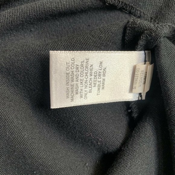 Banana Republic Women Skirt Size 4 Black Mini Zip Up Back Slip - Picture 6 of 8